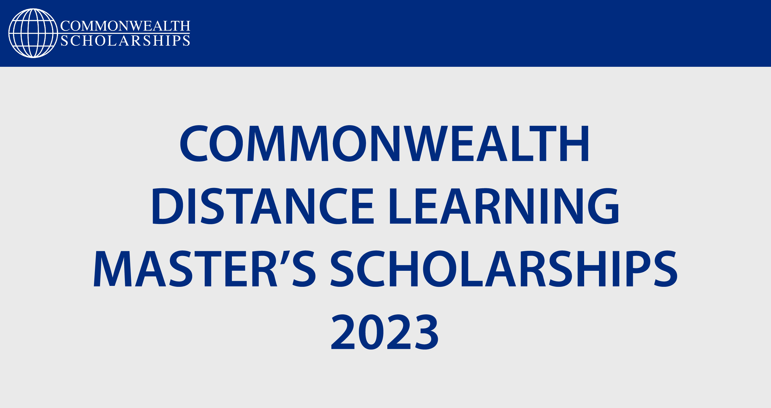 commonwealth-distance-learning-masters-scholarships-2023