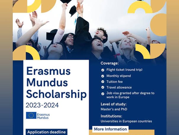 Erasmus Mundus Scholarship 2024 Deadline.